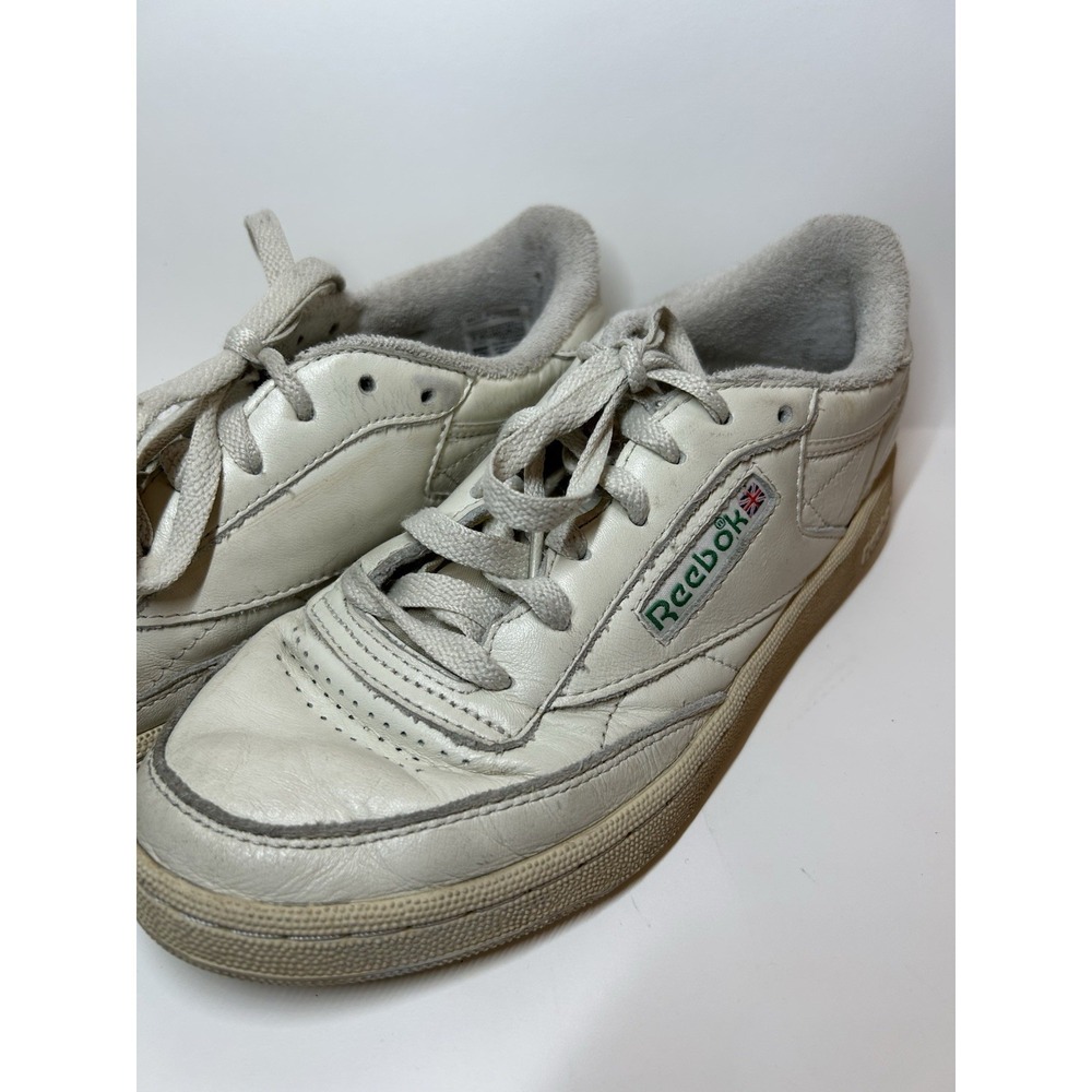 Reebok Club C 85 Vintage Shoes Sneakers Women's Size US 9 Chalk White Green